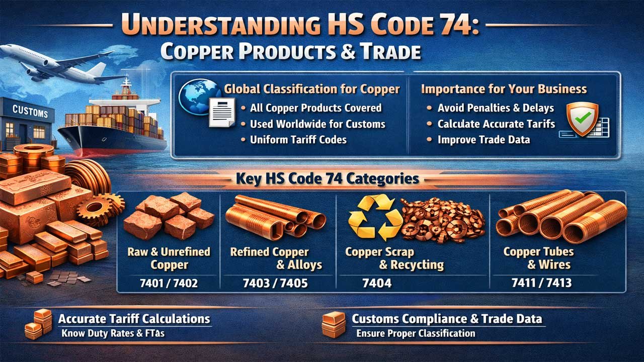 HS Code 2026 for Copper and Articles thereof