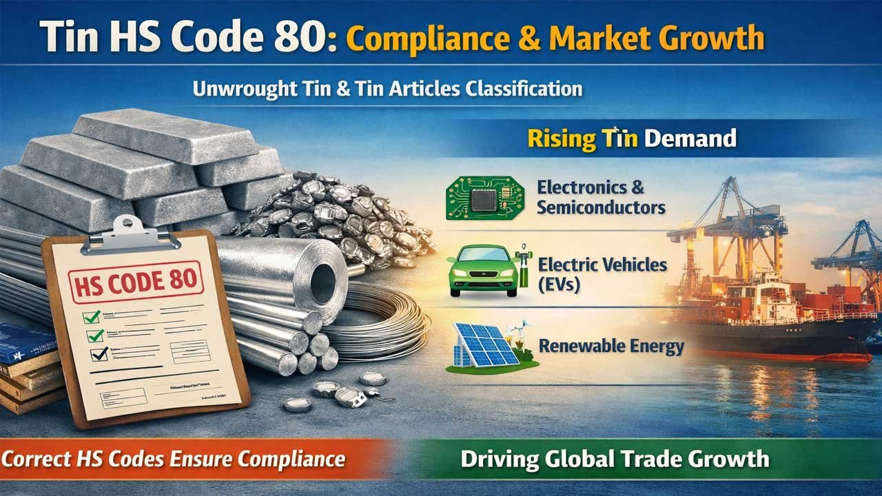 HS Code 2026 for Tin and articles thereof