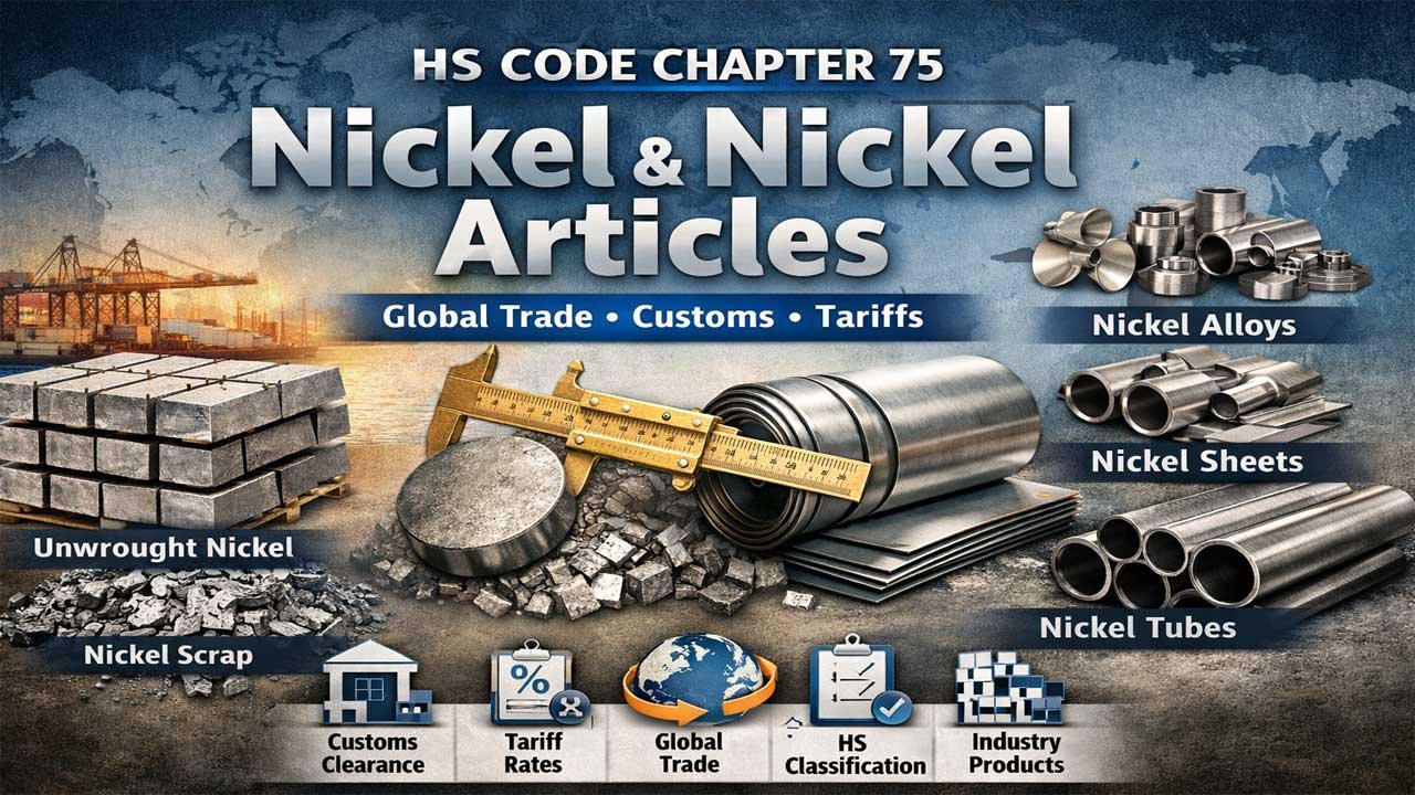HS Code 2026 for Nickel and Articles thereof
