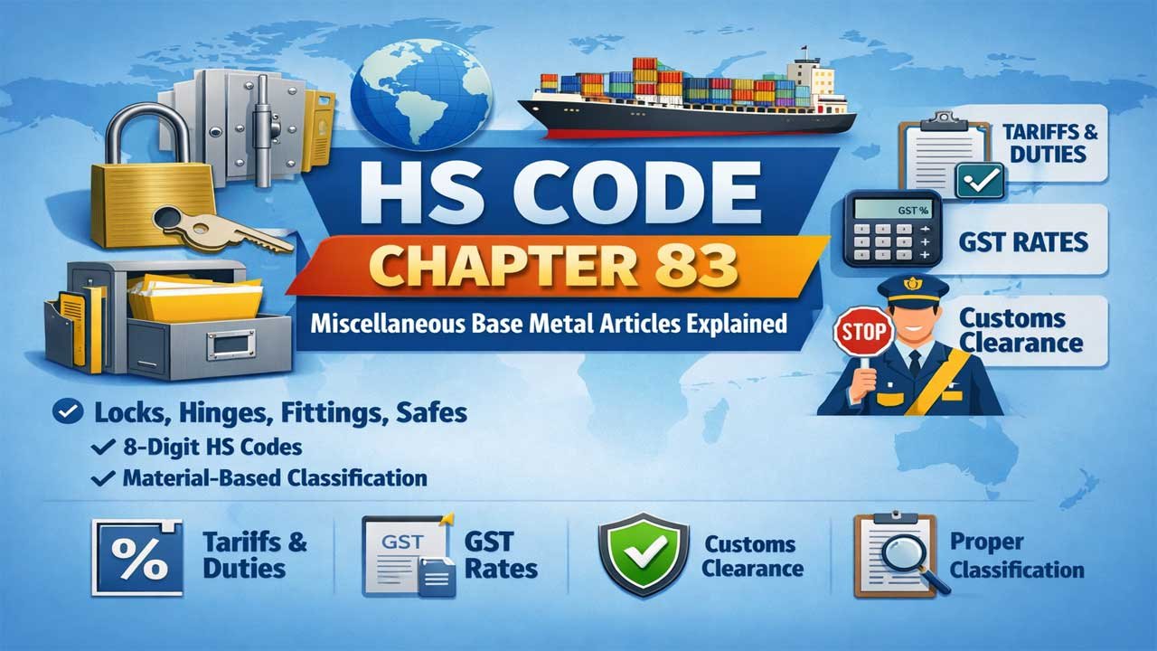 HS Code 2026 for Miscellaneous articles of base metal