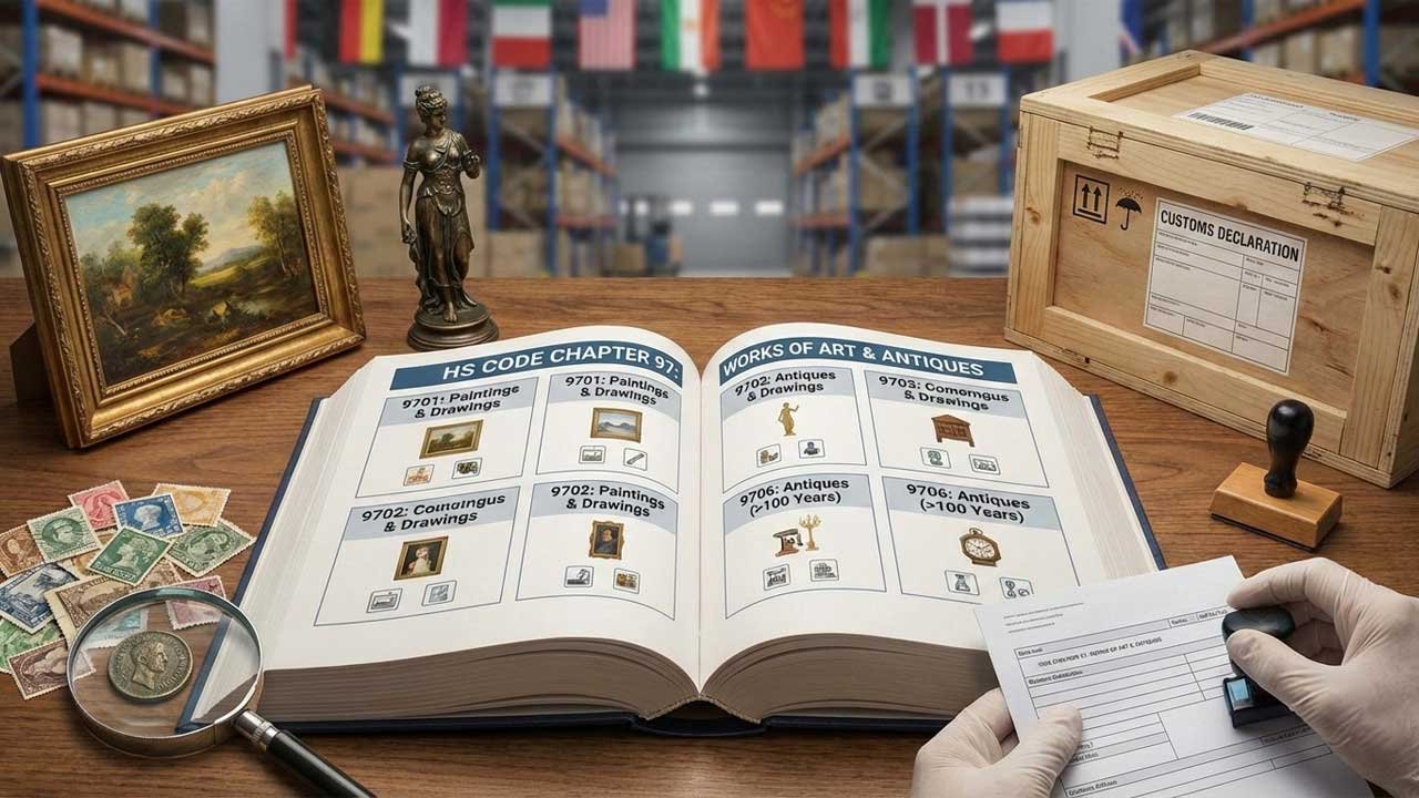HS Code 2026 for Works of Art, Collectors’ Pieces and Antiques