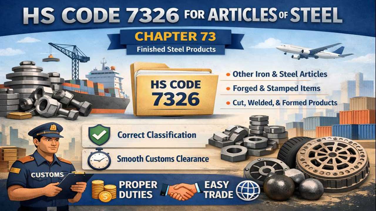 HS Code 2026 for Articles of Iron or Steel