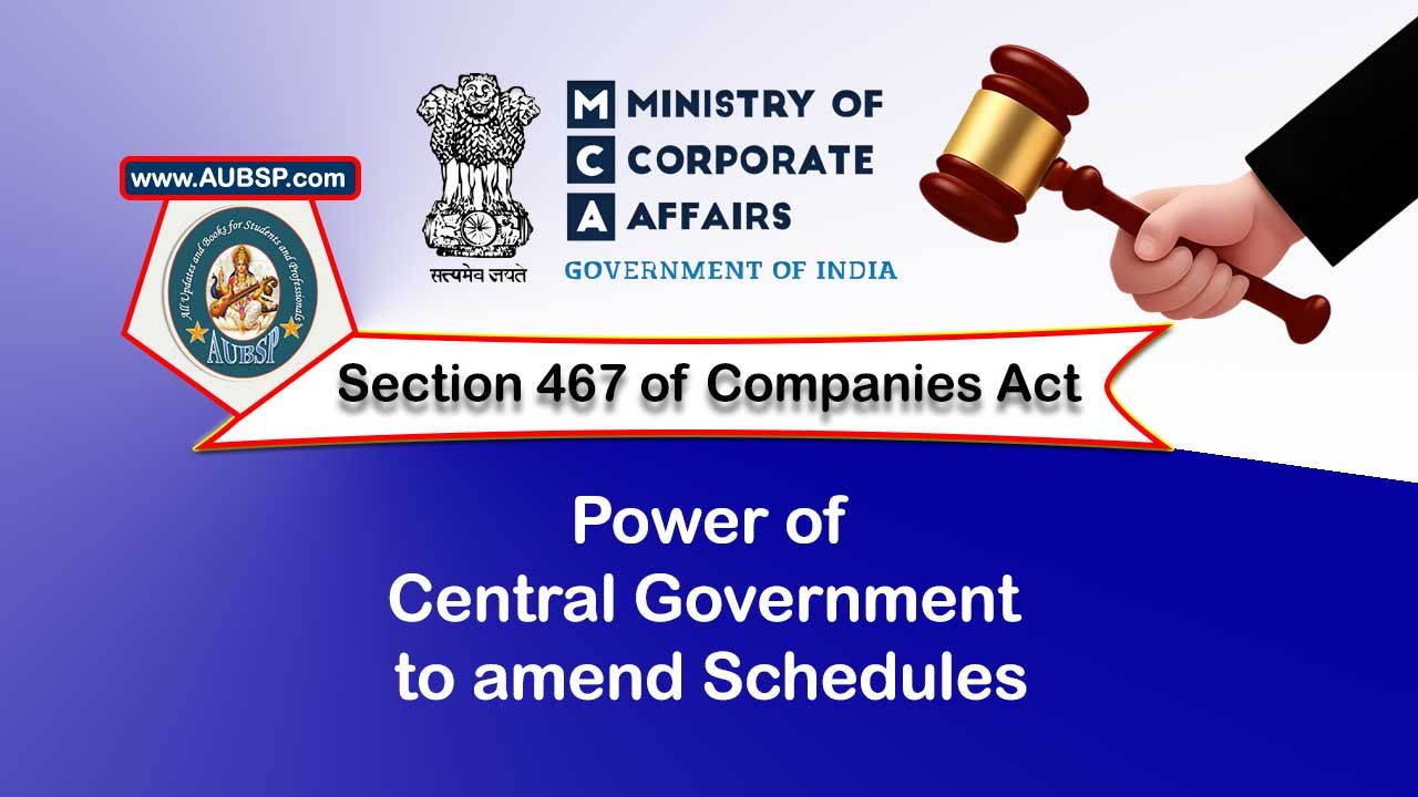 section 467 companies act