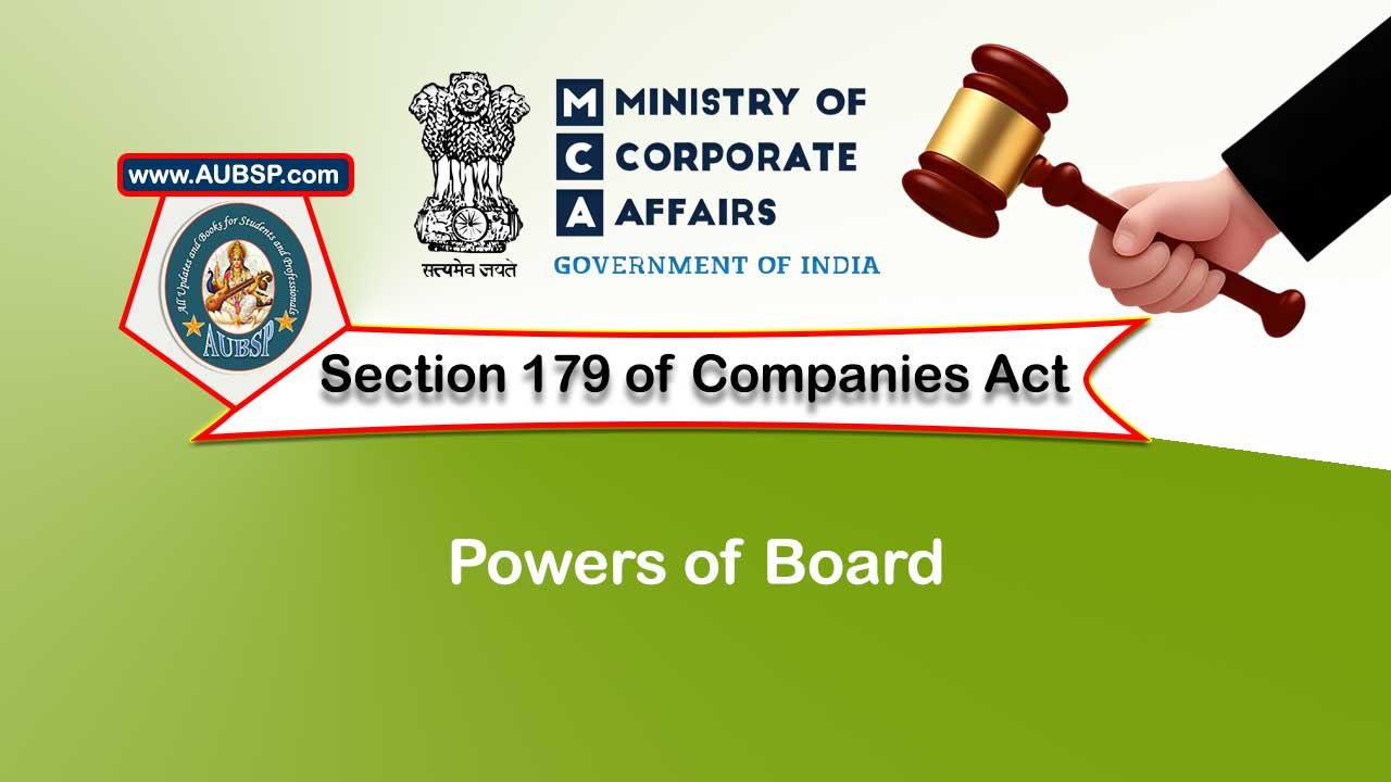section 179 companies act