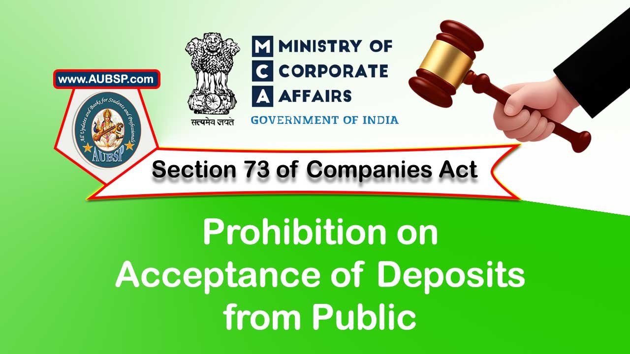 section 73 companies act