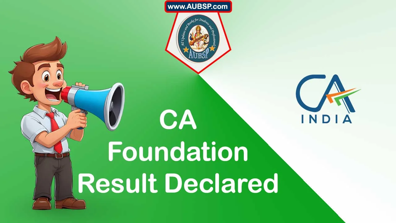 ICAI CA Foundation Sep 2025 Results Declared: The Journey to Chartered Accountancy Continues!