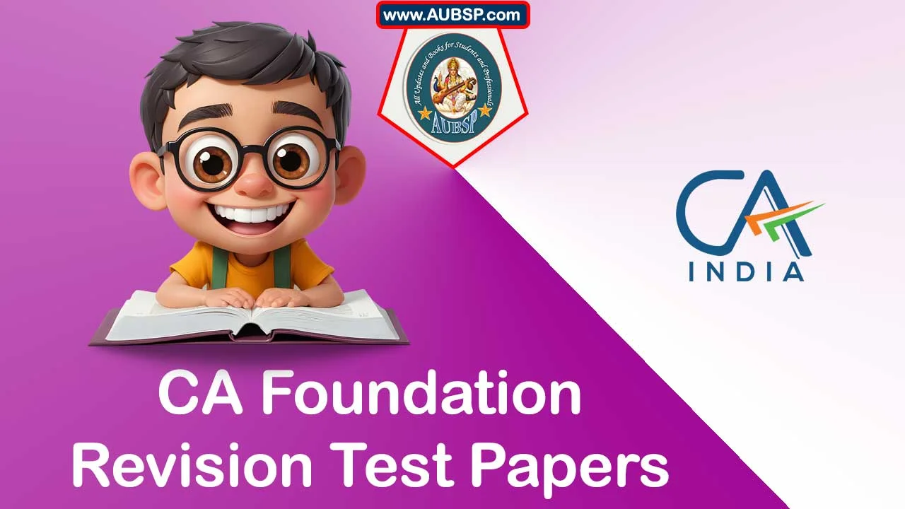 CA Foundation RTP May 2026: ICAI Revision Test Papers