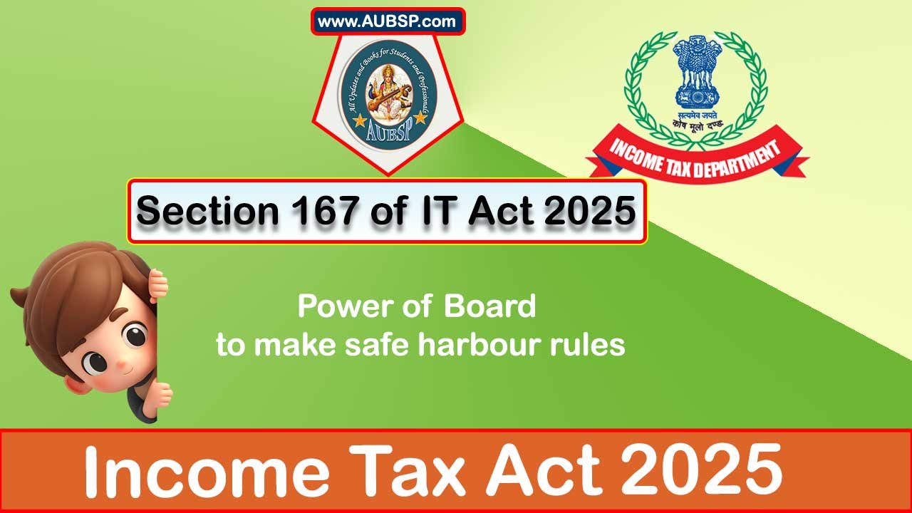 Income Tax Act 2025: Section 167 for Tax Year 2026-27