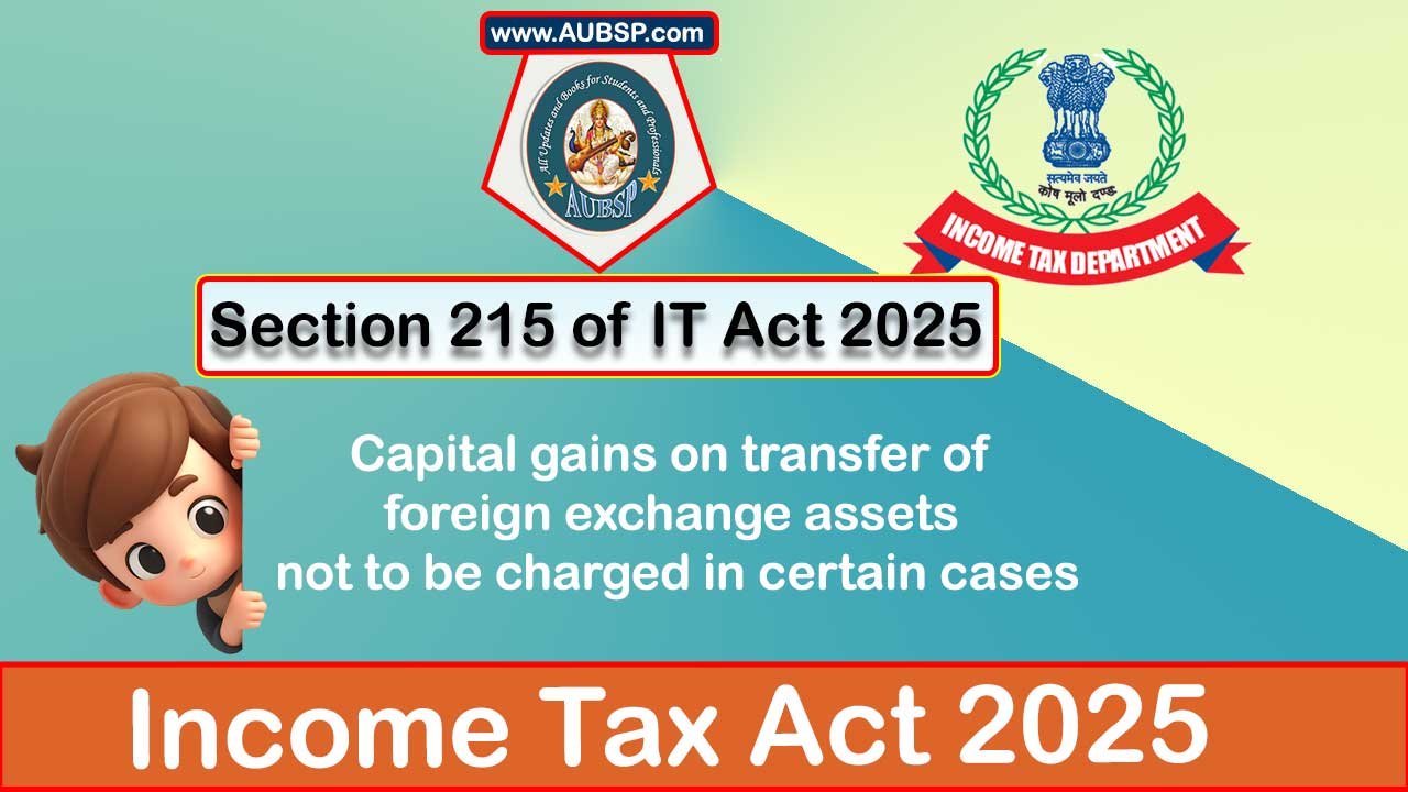 Income Tax Act 2025: Section 215 for Tax Year 2026-27