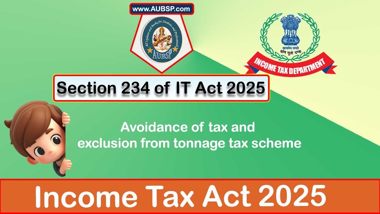 Income Tax Act 2025: Section 234 for Tax Year 2026-27