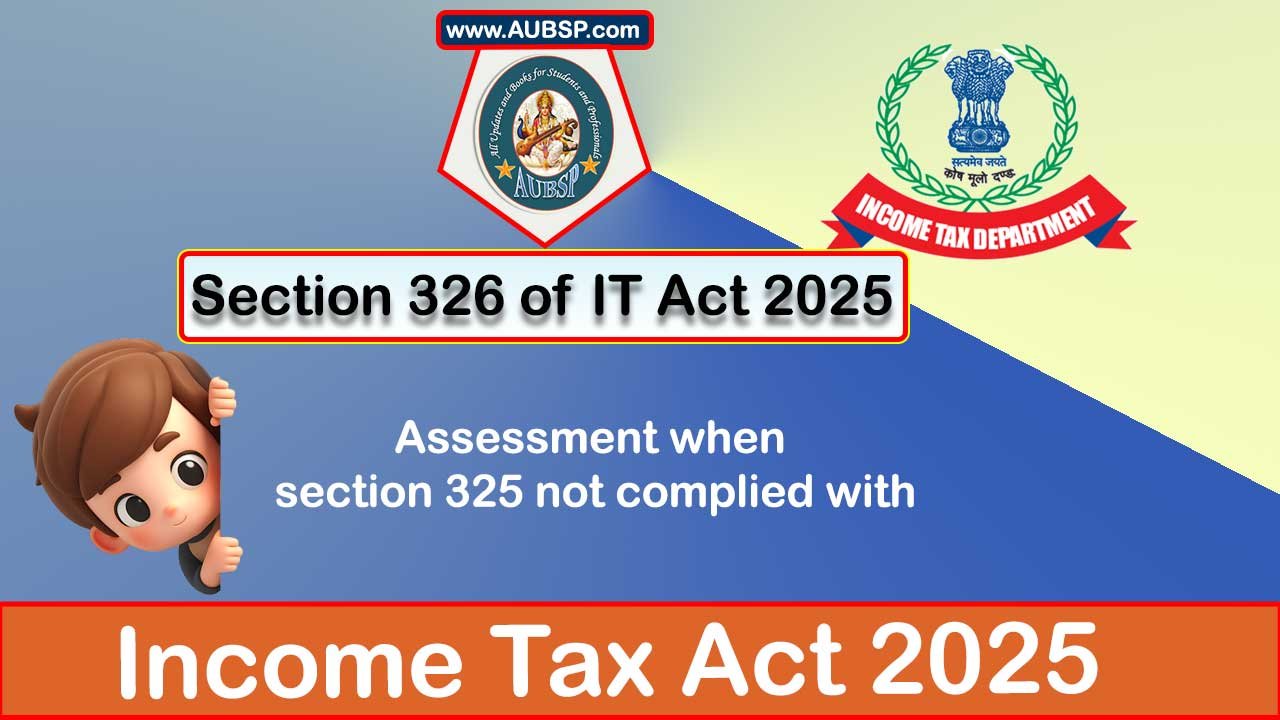 Income Tax Act 2025: Section 326 for Tax Year 2026-27