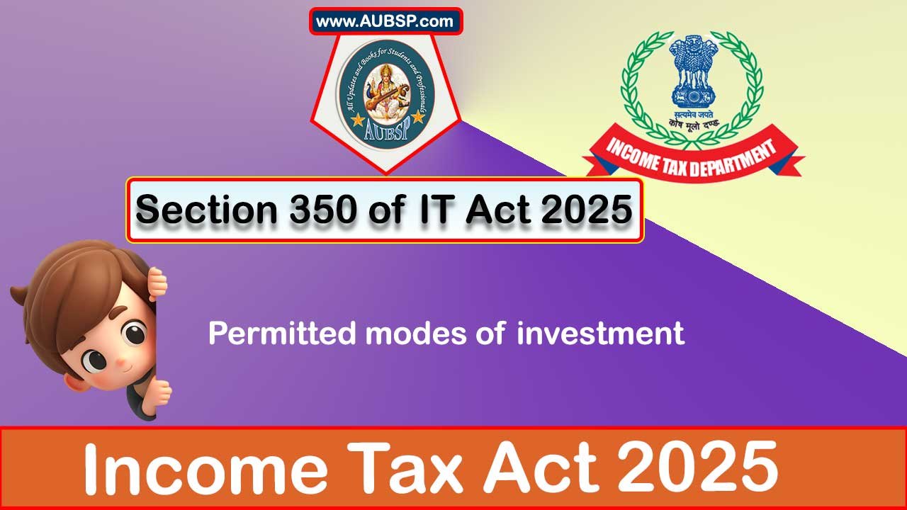 Income Tax Act 2025: Section 350 for Tax Year 2026-27