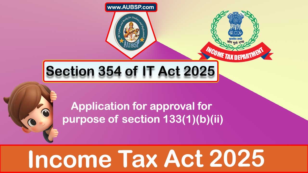 Income Tax Act 2025: Section 354 for Tax Year 2026-27