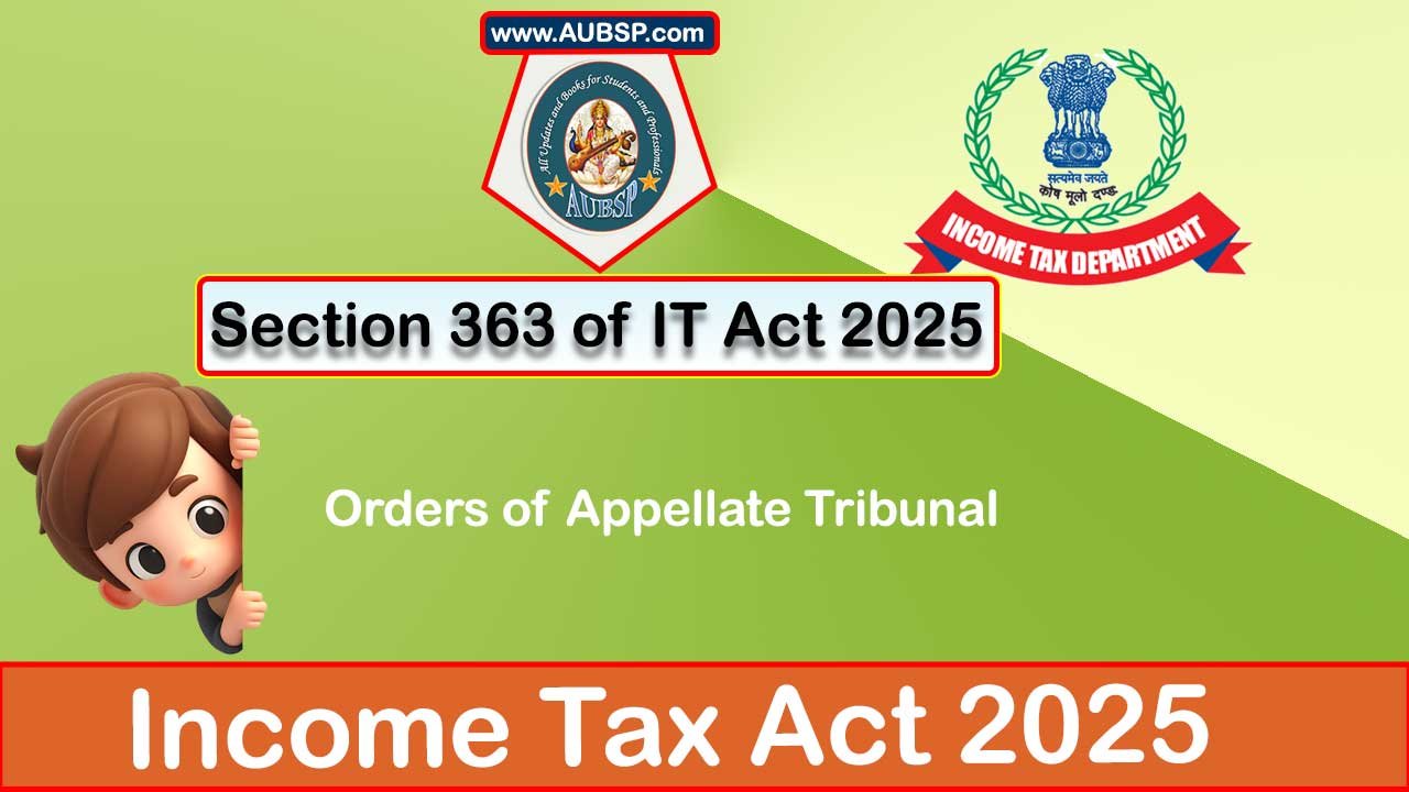 Income Tax Act 2025: Section 363 for Tax Year 2026-27
