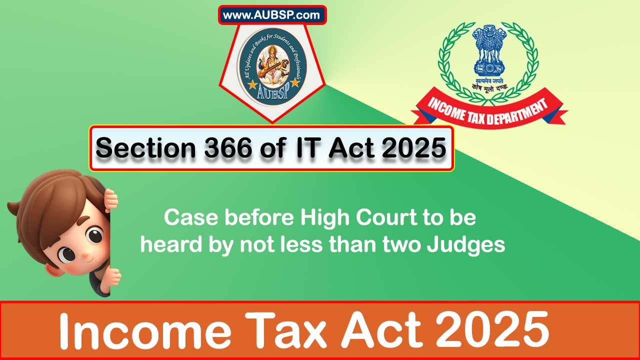 Income Tax Act 2025: Section 366 for Tax Year 2026-27