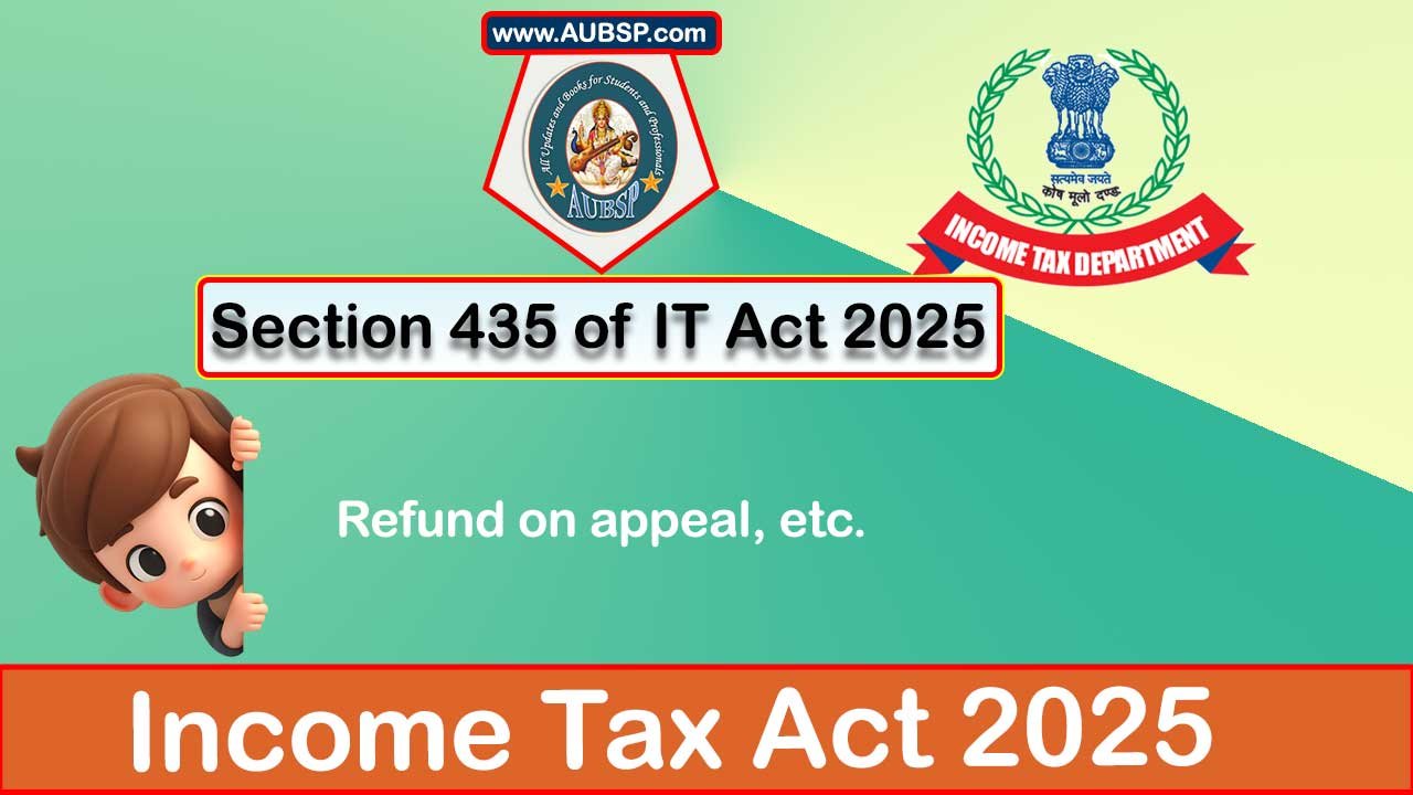 Income Tax Act 2025: Section 435 for Tax Year 2026-27