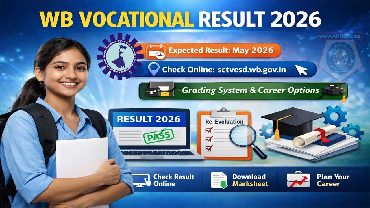 WB Vocational Result 2026 Date, How to Check, Grading System & Career Options