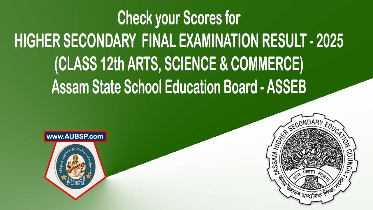 Assam HS Final Result 2025 Declared for Class 12 (Division-II) – Check ASSEB Arts, Science & Commerce Scores Online