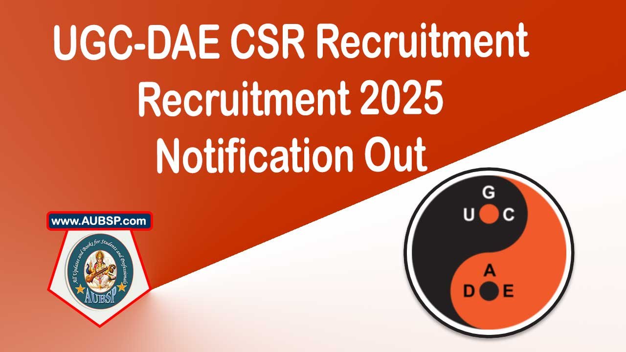 UGC-DAE CSR Recruitment 2025: Apply Online for Engineer-D Posts at Indore & Mumbai Centres