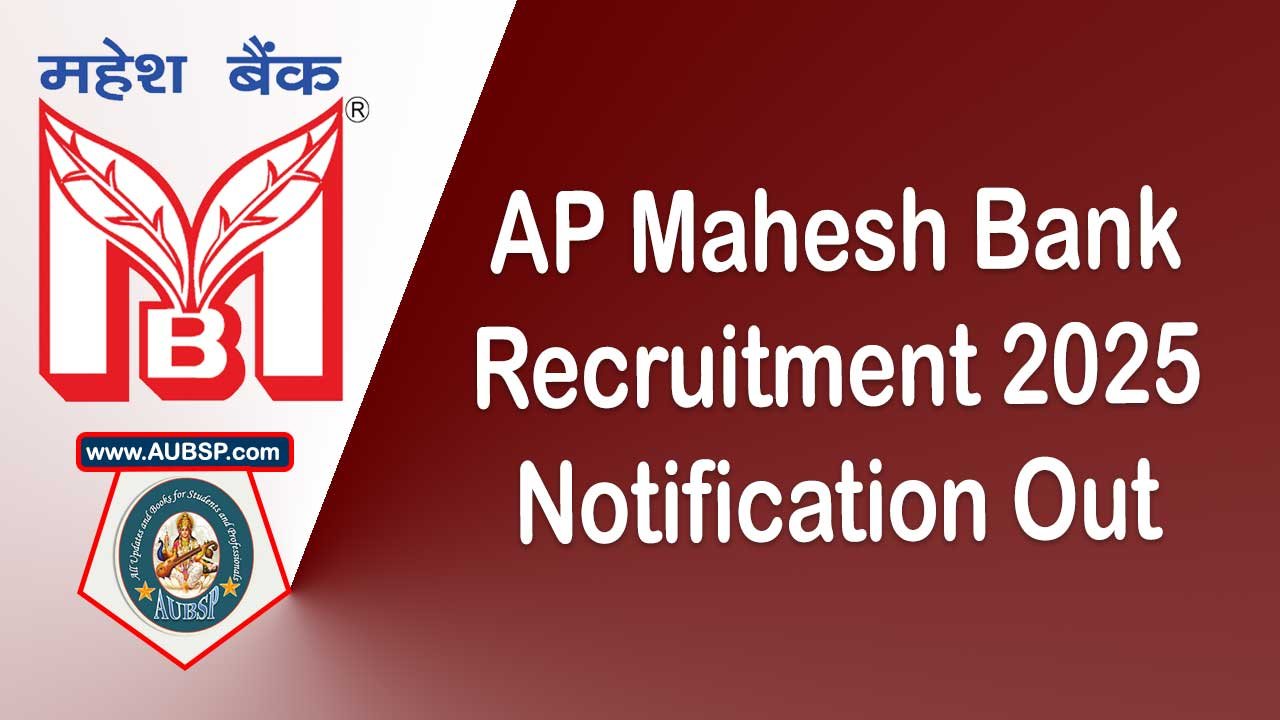 AP Mahesh Bank Clerk-cum-Cashier Recruitment 2025 – 50 Vacancies, Apply Online Now