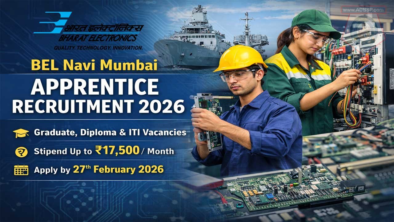 BEL Navi Mumbai apprentice recruitment 2026
