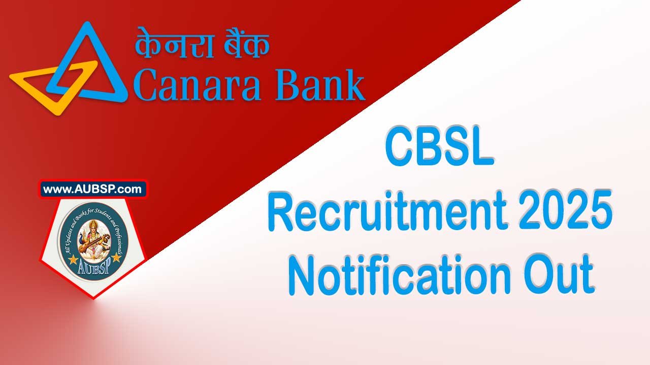 Canara Bank Securities Recruitment 2025: Vacancies Open – Apply Online by May 15