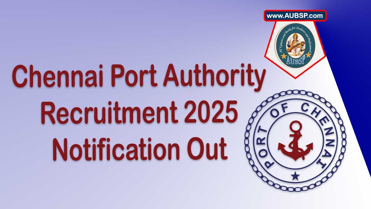 Walk-In Interview at Chennai Port Authority 2025: Manager & Deputy Manager (Environment) Jobs – Eligibility, Dates & Application Details