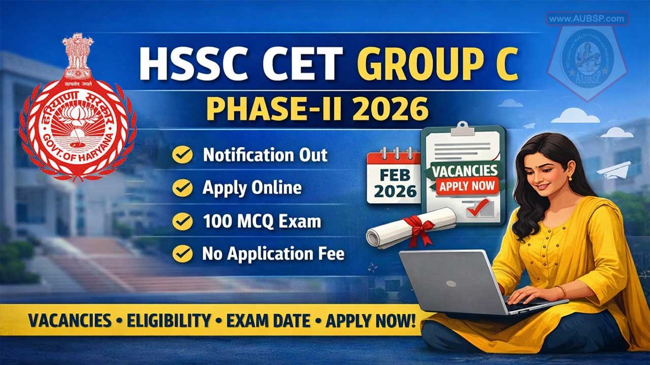 HSSC CET Group C Phase-II 2026 Notification: Apply Online, Vacancies, Eligibility, Exam Pattern