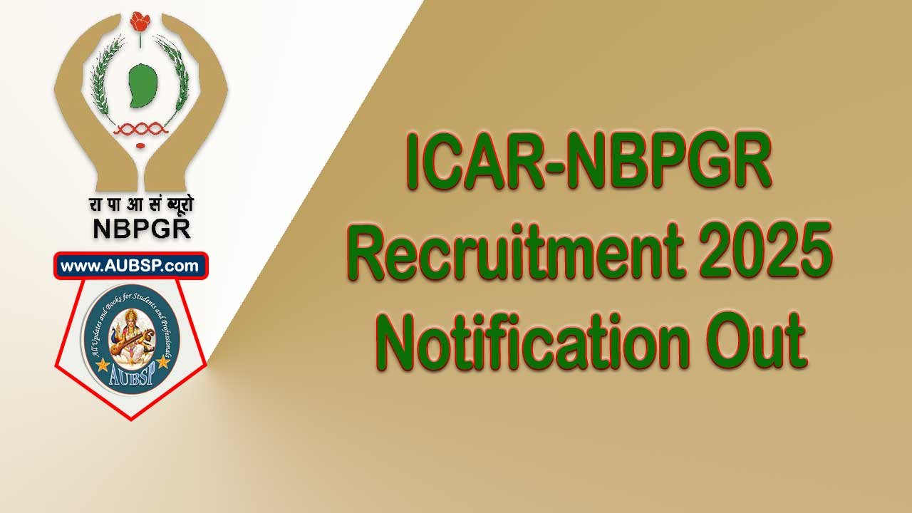 ICAR-NBPGR Consultant Recruitment 2025: Apply for ₹80,000/Month Post Under NECTAR Project Before 25 May