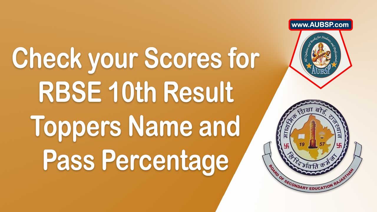 RBSE 10th Result 2025 Declared Today at 4 PM: Direct Link, Scorecard, Toppers and Pass Percentage