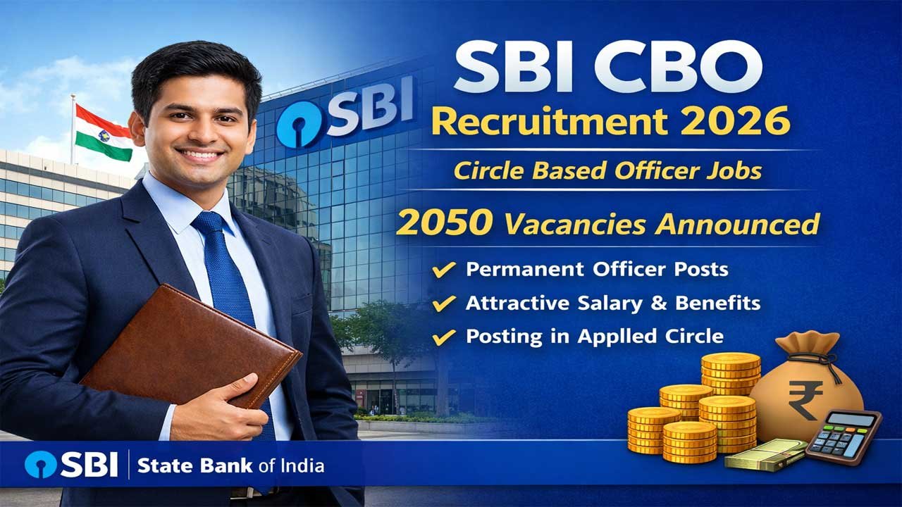SBI Circle Based Officer (CBO) Recruitment