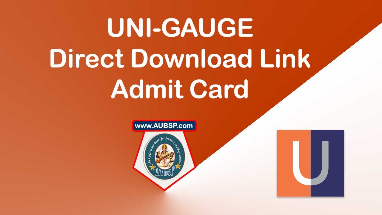 UNI-GAUGE 2025 Admit Card