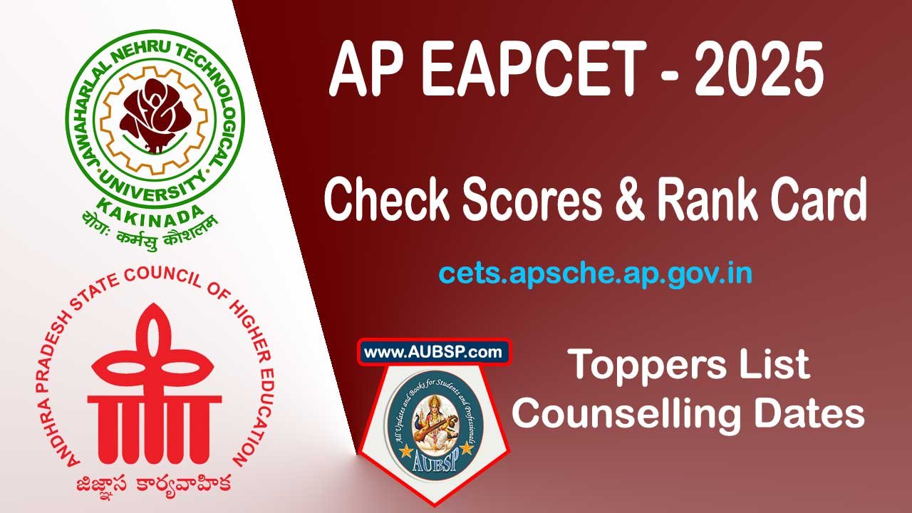 AP EAMCET 2025 Results Declared: Check Rank Card, Toppers List, Counselling Dates at cets.apsche.ap.gov.in