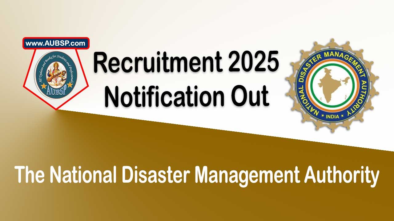 NDMA Recruitment 2025: Apply for Duty Officer (Operations Centre) Post on Deputation Basis – Eligibility, Salary, Last Date