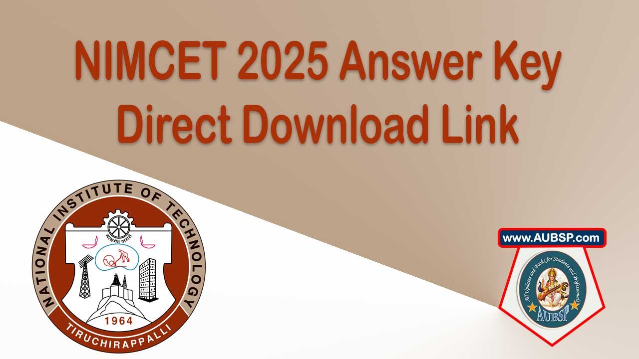 NIMCET 2025 Answer Key Released: Check Scores, Raise Objections, and Know What’s Next