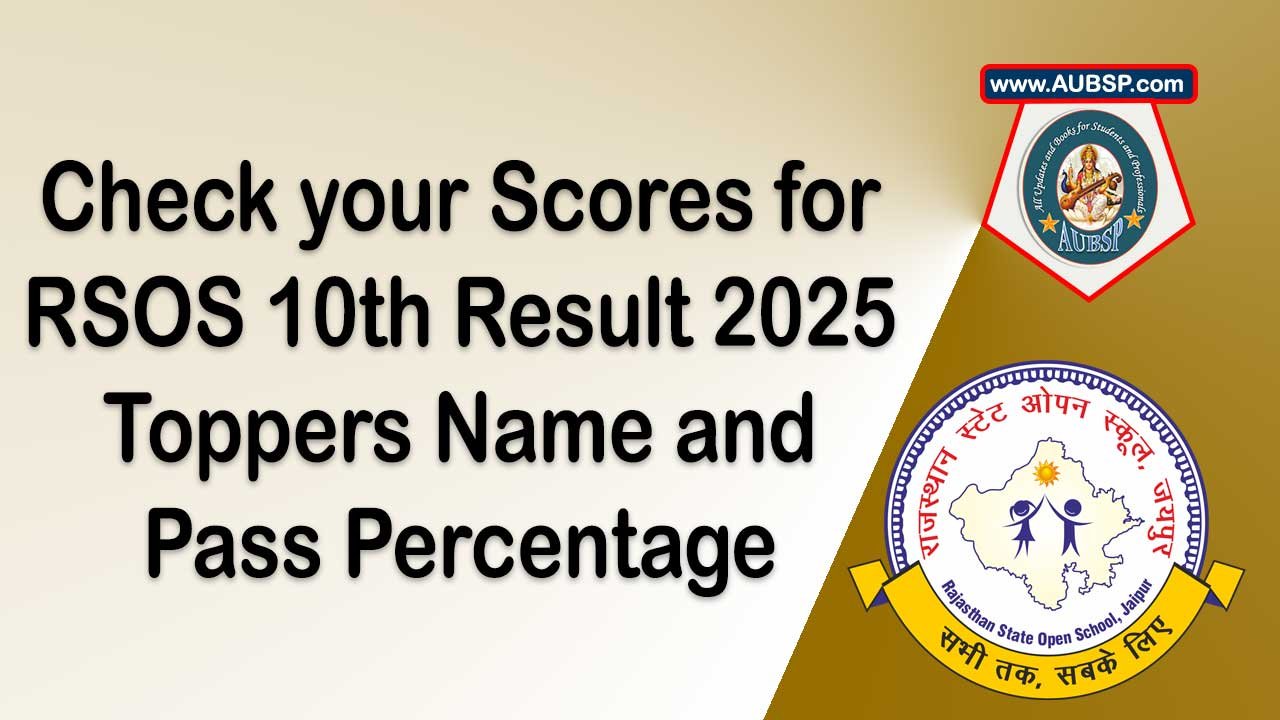 RSOS 10th Result 2025 OUT: Rajasthan State Open School Declares Secondary Examination Results