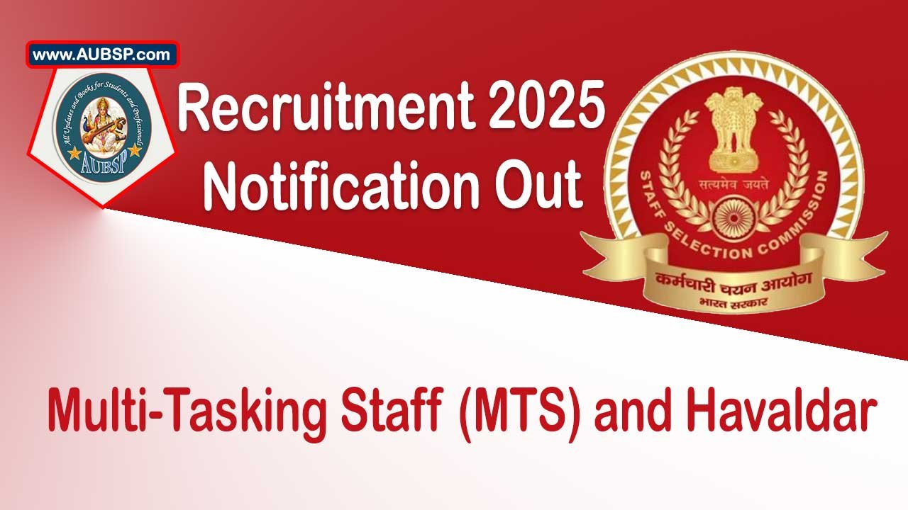 SSC MTS and Havaldar Recruitment 2025: Apply Online, Eligibility, Exam Pattern, Syllabus