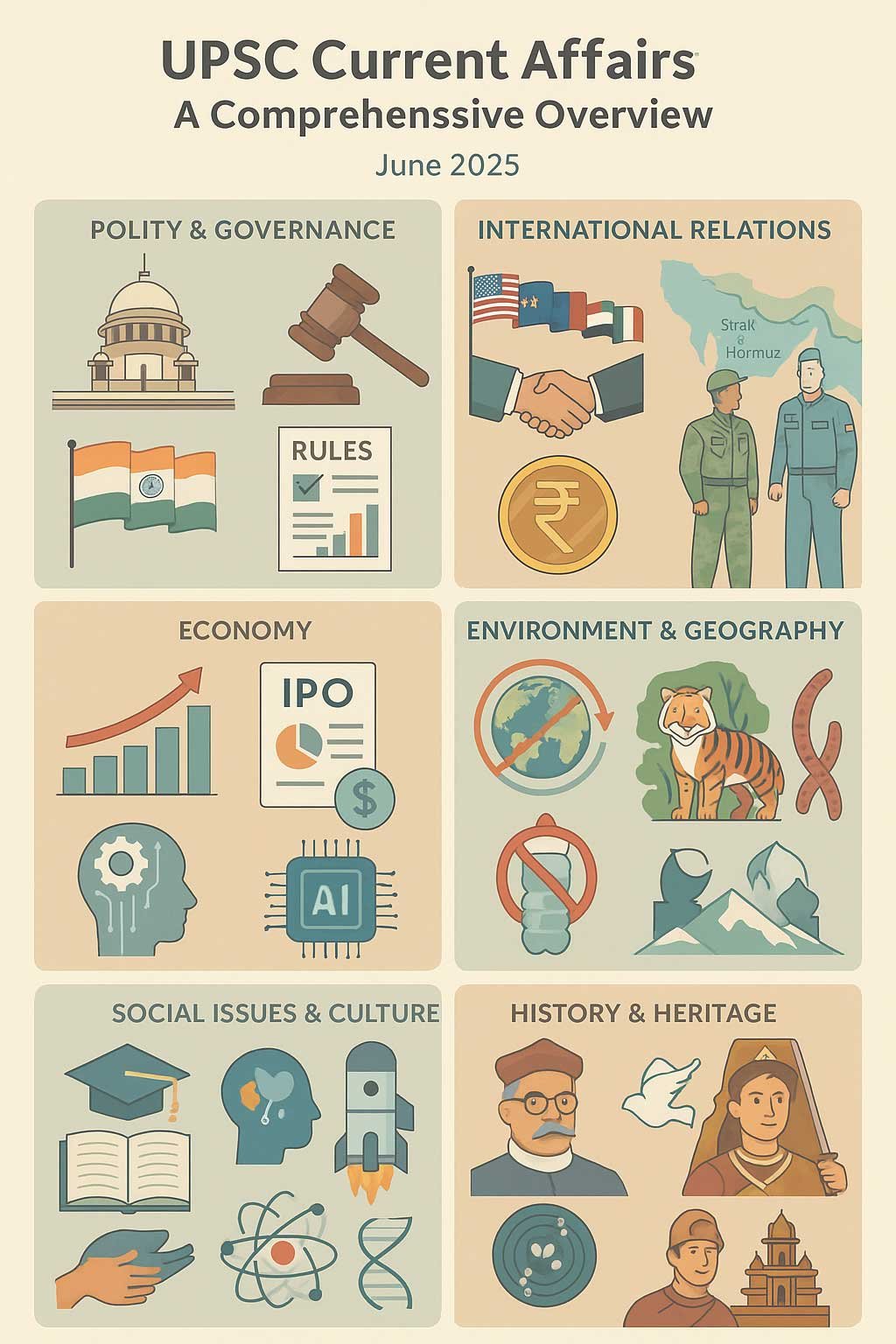 UPSC Current Affairs: Comprehensive Analysis & Updates for June 2025
