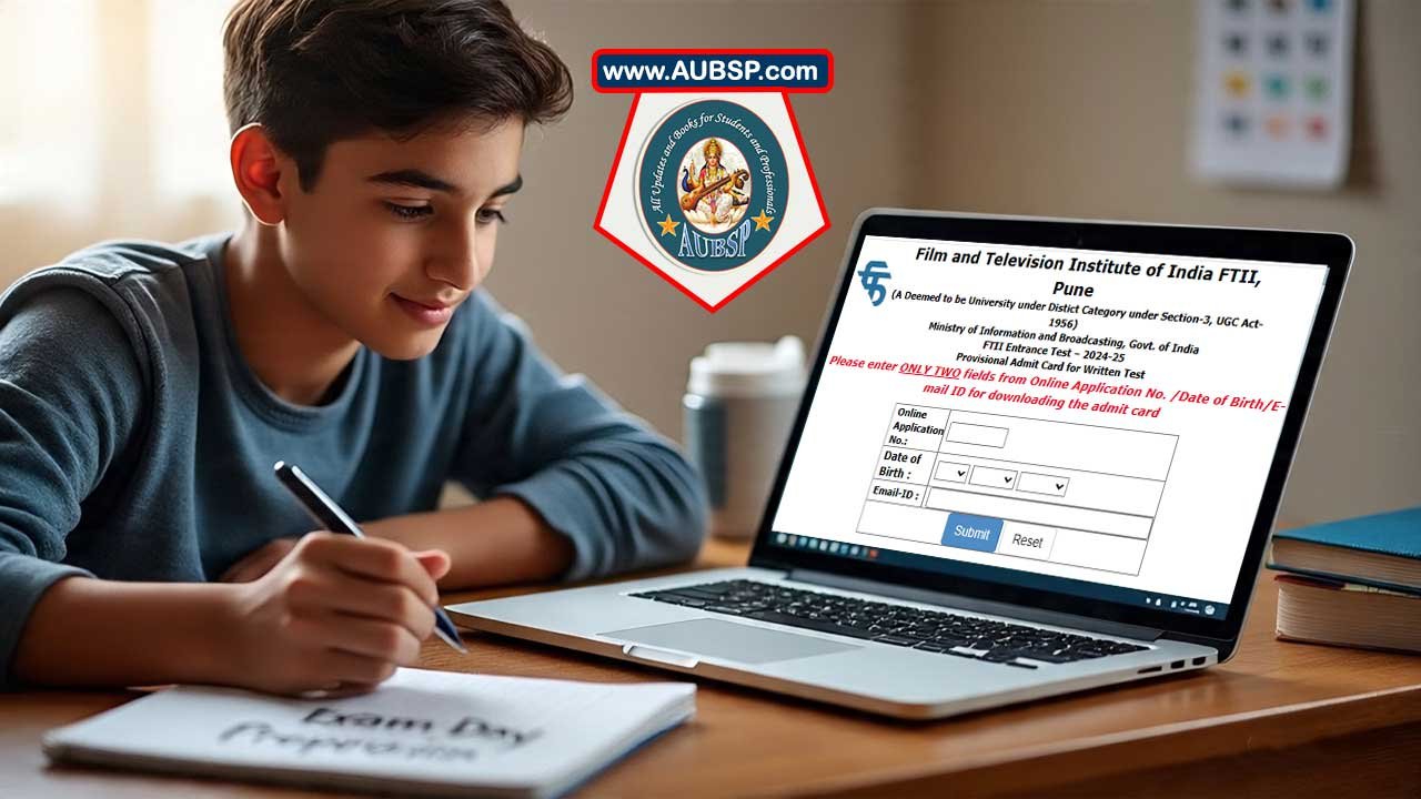 FTII JET 2025 Admit Card Released: Download Hall Ticket, Exam Date, Instructions