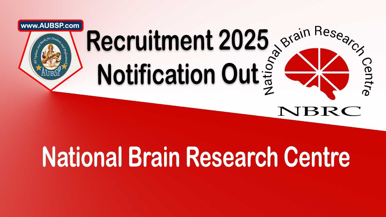 NBRC Recruitment 2025: Apply for Project Assistant Post under Dr. Khushbu Agarwal – Eligibility, Salary, Application Form