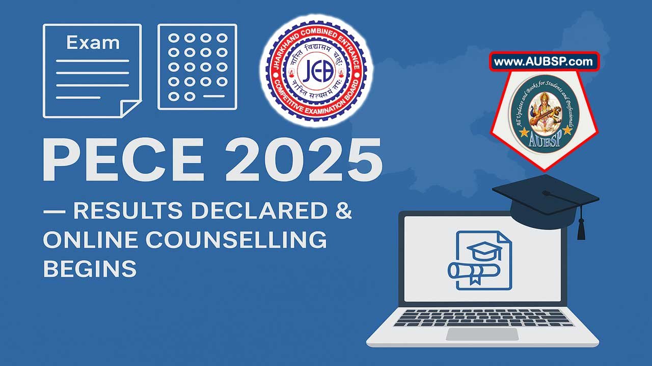 PECE 2025 Result Out: Jharkhand Polytechnic Online Counselling Schedule, Dates and Process