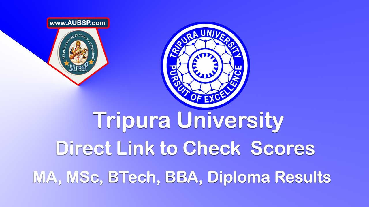 Tripura University Result 2025 Declared: Check Latest UG/PG Semester Results Online