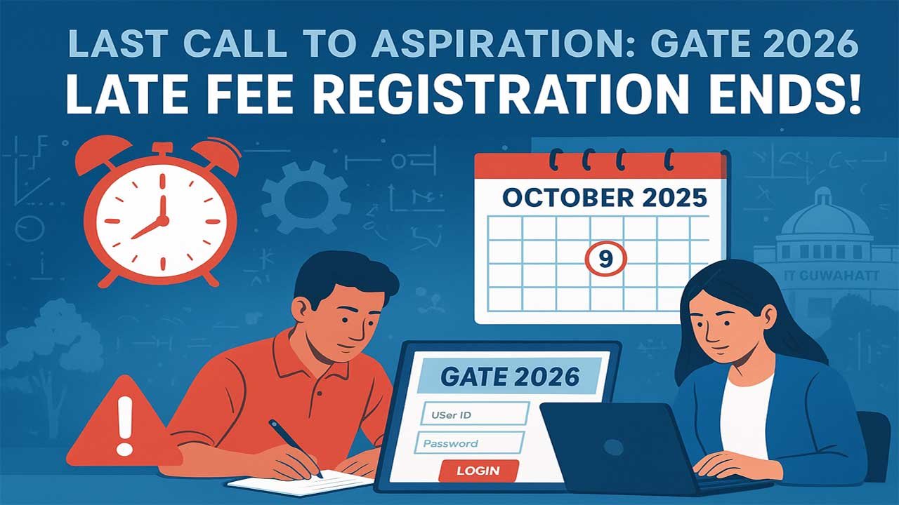 GATE 2026 Late Fee Registration