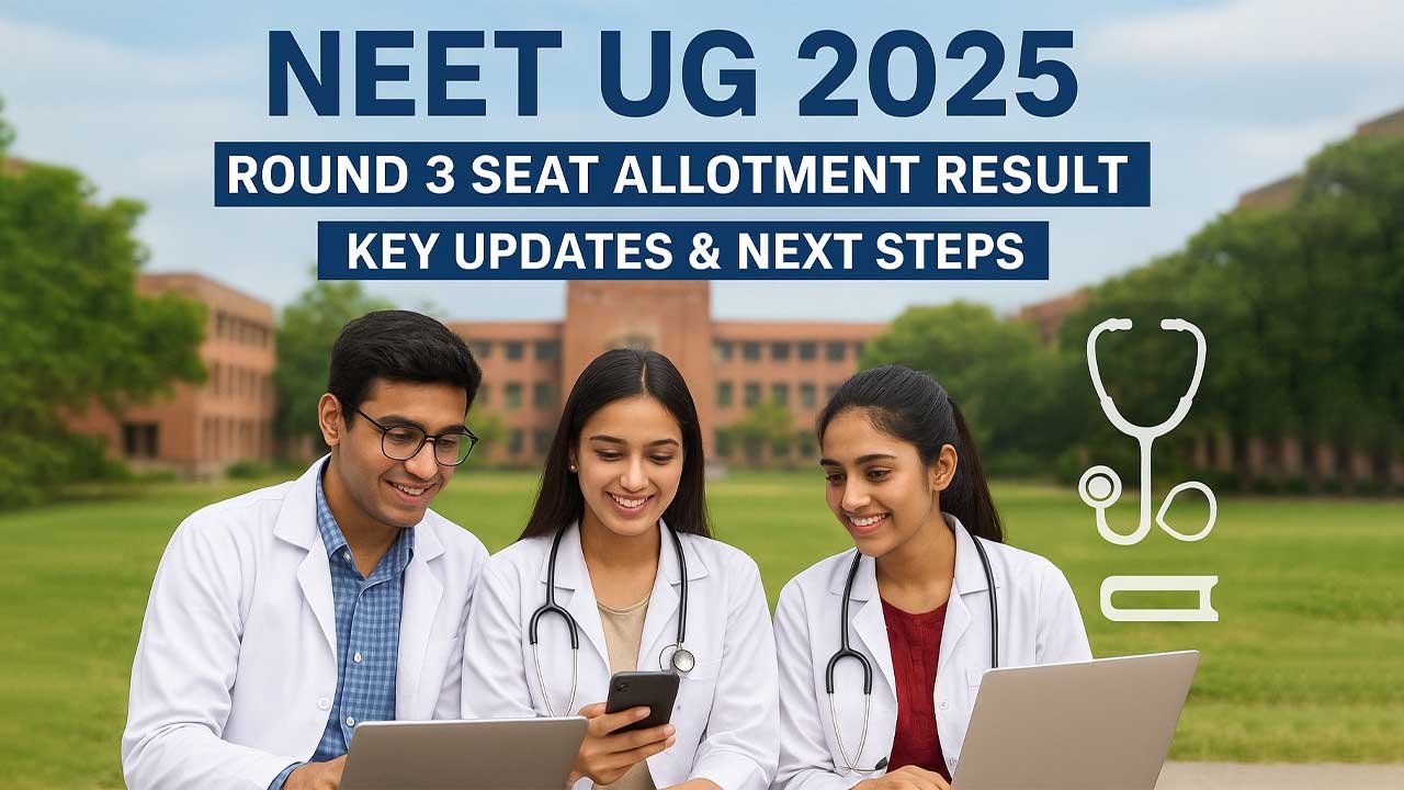 NEET UG Round 3 Seat Allotment Result 2025: Key Updates and Next Steps