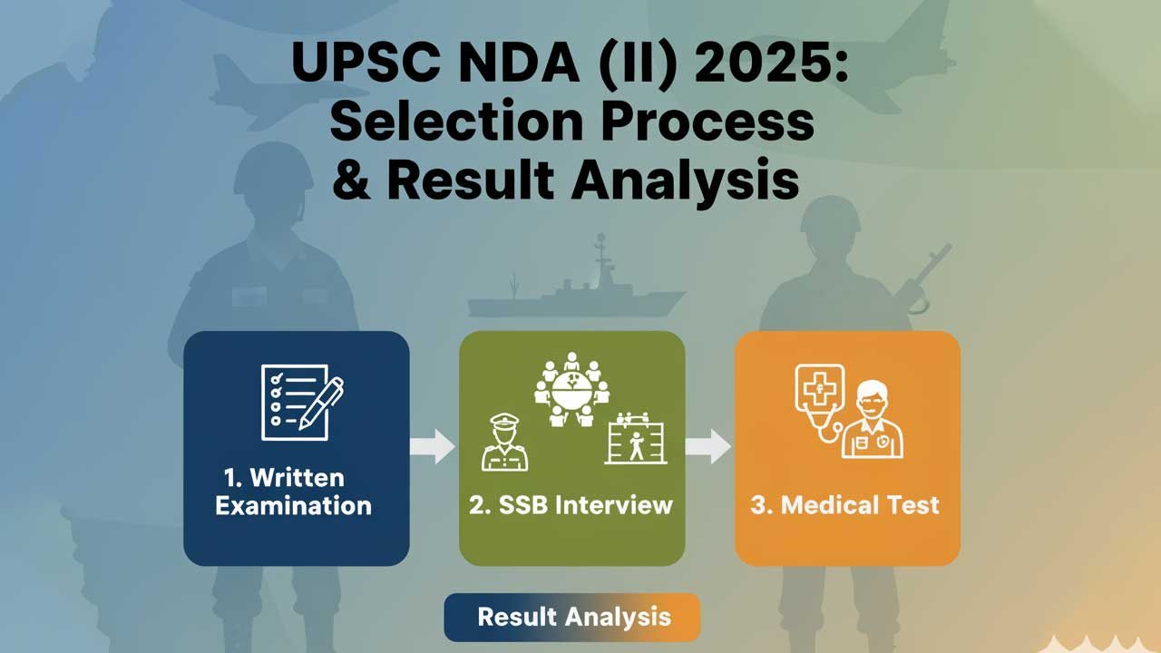 UPSC NDA (II) 2025: Selection Process, Result, Cut-Offs and Final Merit List Explained