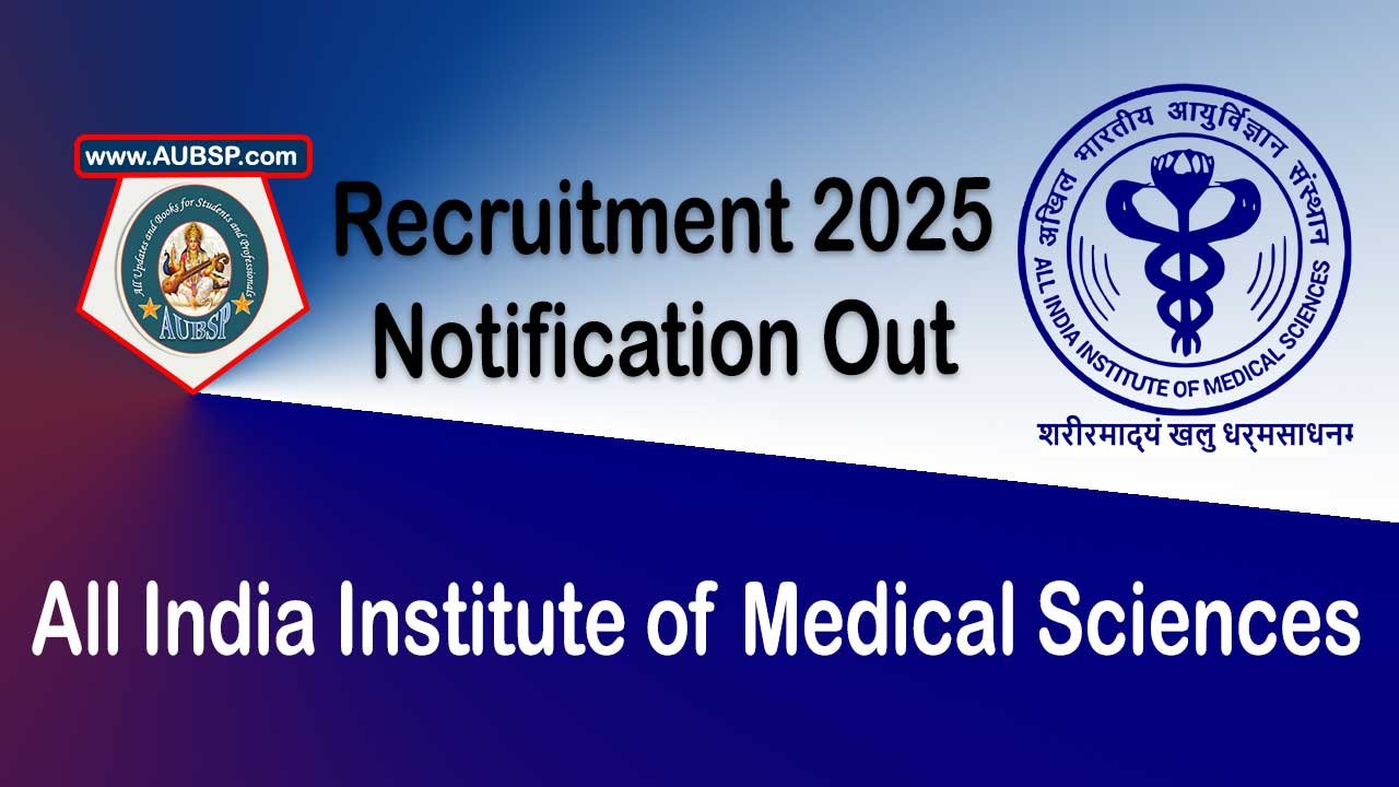 AIIMS CRE Recruitment 2025: 1383 Group B & C Vacancies, High Salary Posts, Apply Online, Eligibility & PDF