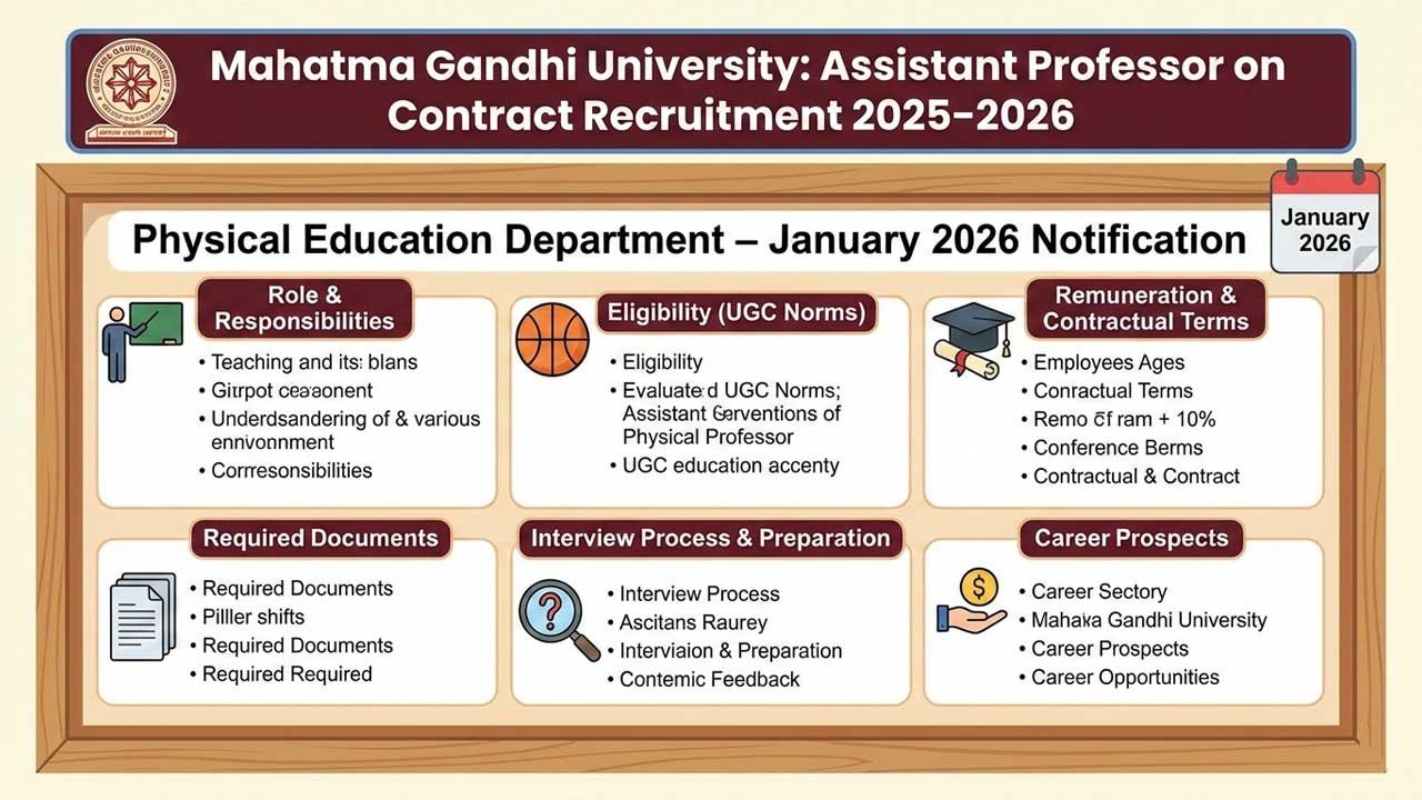 Assistant Professor Contract Recruitment 2026