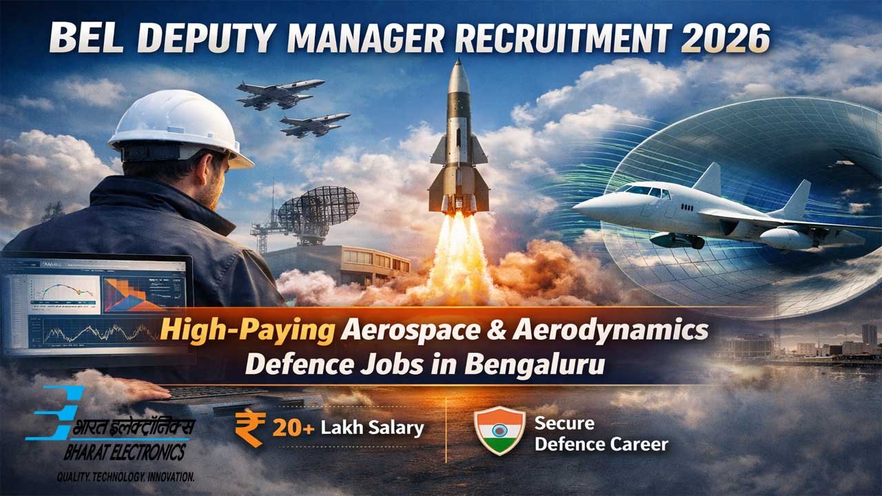 BEL Deputy Manager Recruitment 2026: High-Paying Aerospace Engineering Jobs