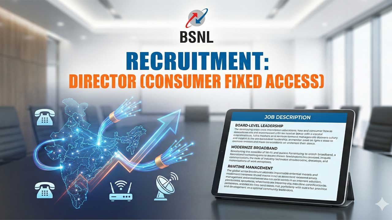BSNL Director (Consumer Fixed Access) Recruitment 2026