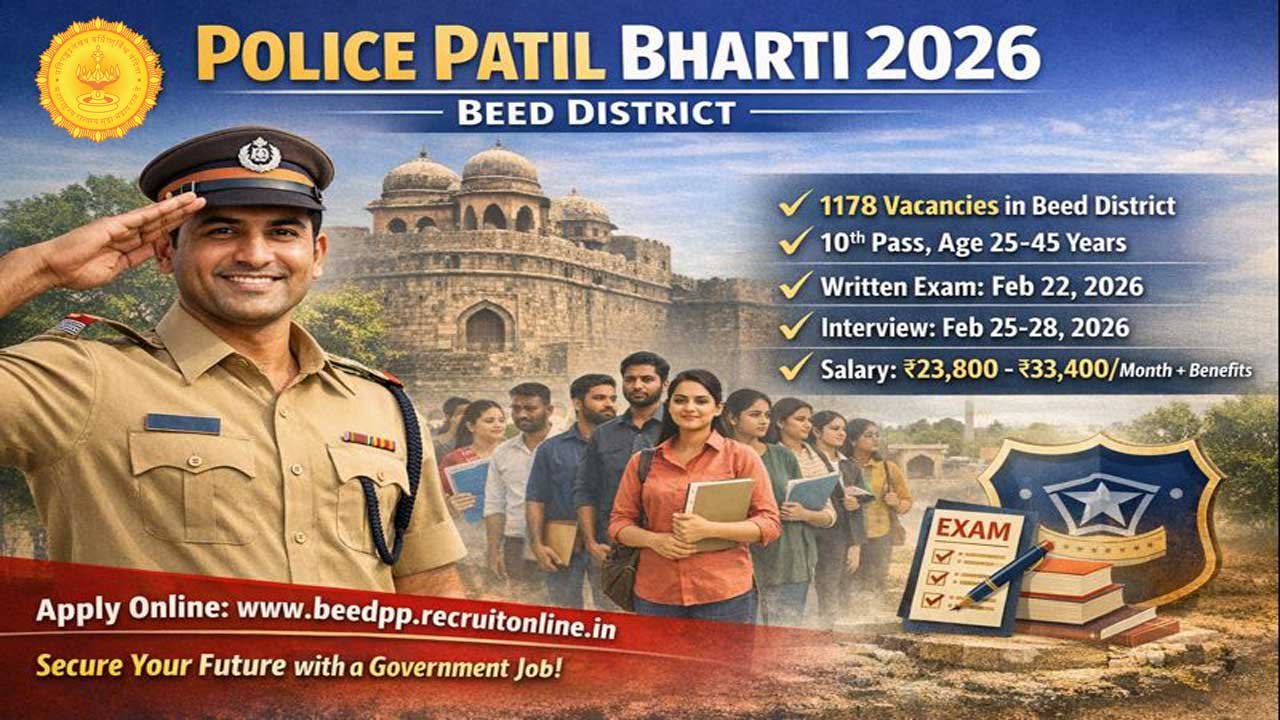 Beed Police Patil Bharti 2026: Complete Guide to Police Patel Recruitment in Maharashtra